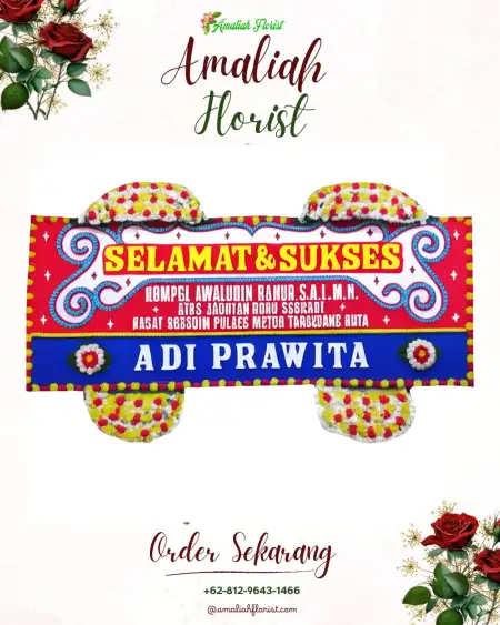 Papan Bunga Ucapan Selamat Kesenet