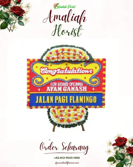 Sewa Papan Bunga Kesenet